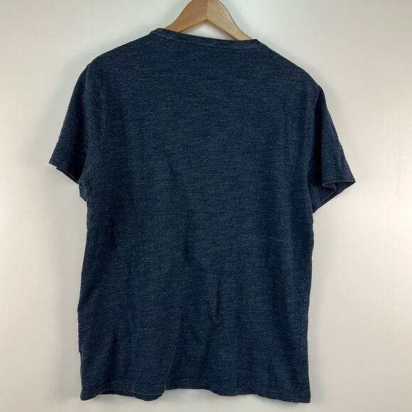 Ralph Lauren Polo Custom Fit T-shirt Heathered White Polo Embroidered Pony L - Picture 2 of 5